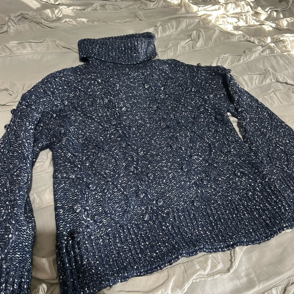 Kate Spade Broome street Chunky cable turtleneck sweater.